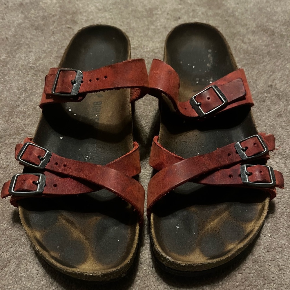 Birkenstock Red Sandals